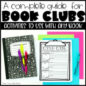 Book Club Activities: Literature Circle Activities, Response Pages, Posters