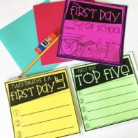 Back to School Activities | Editable Forms, First Day Book Bundle - Image 2
