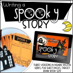 Halloween Writing Activity, Halloween Spooky Writing