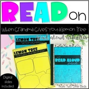 Read Aloud Book Companion-When Grandma Gives You a Lemon Tree