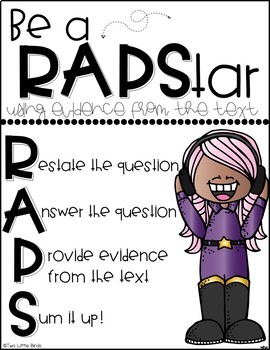 Text Evidence: Using Text Evidence Posters, Flipbook, Bookmarks, Anchor Charts - Image 3