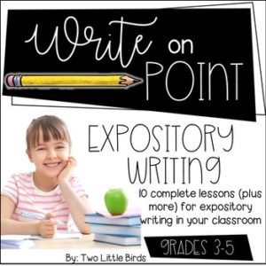 Writers Workshop: Expository-Informational Writing Unit Posters, Lessons