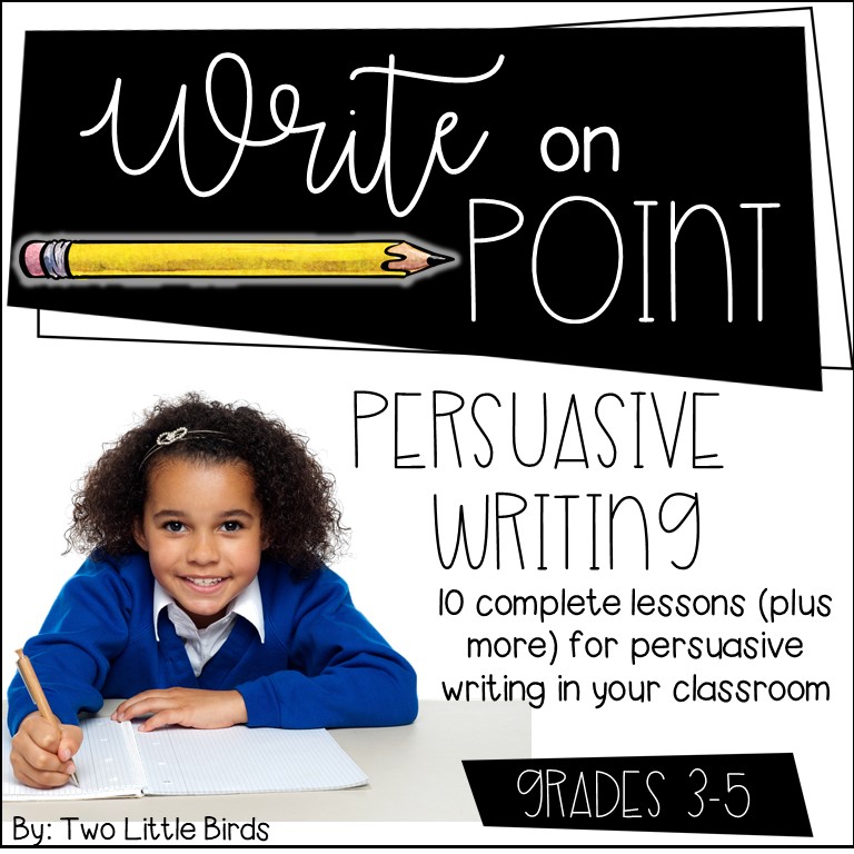 persuasive writing unit