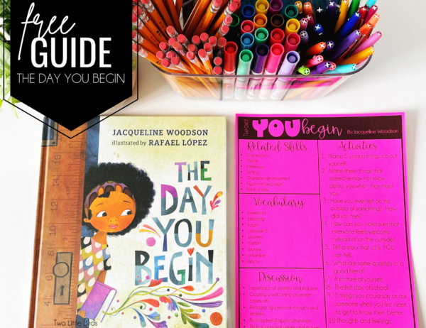A Guide for Reading "The Day You Begin" - Two Little Birds Teaching