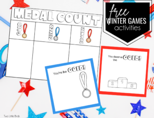 Free Winter Games Pages - Two Little Birds Teaching