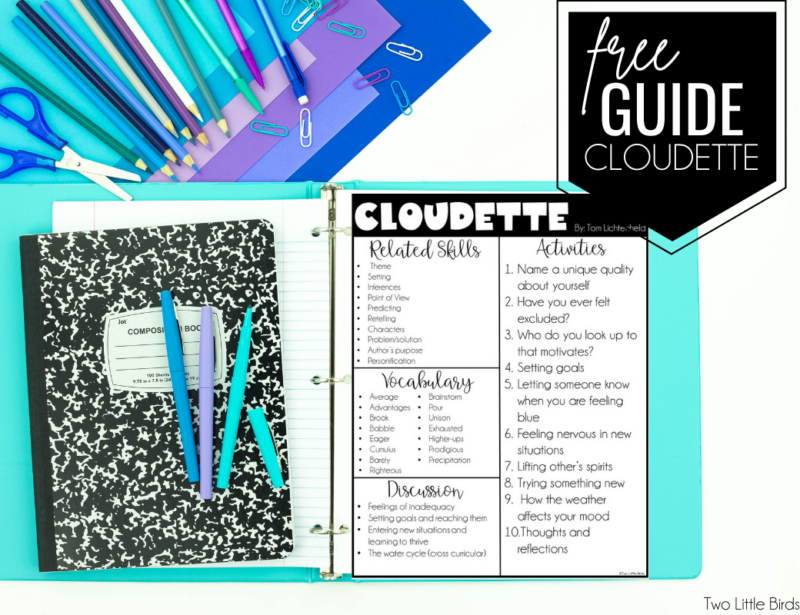A Guide for Reading "Cloudette" - Two Little Birds Teaching