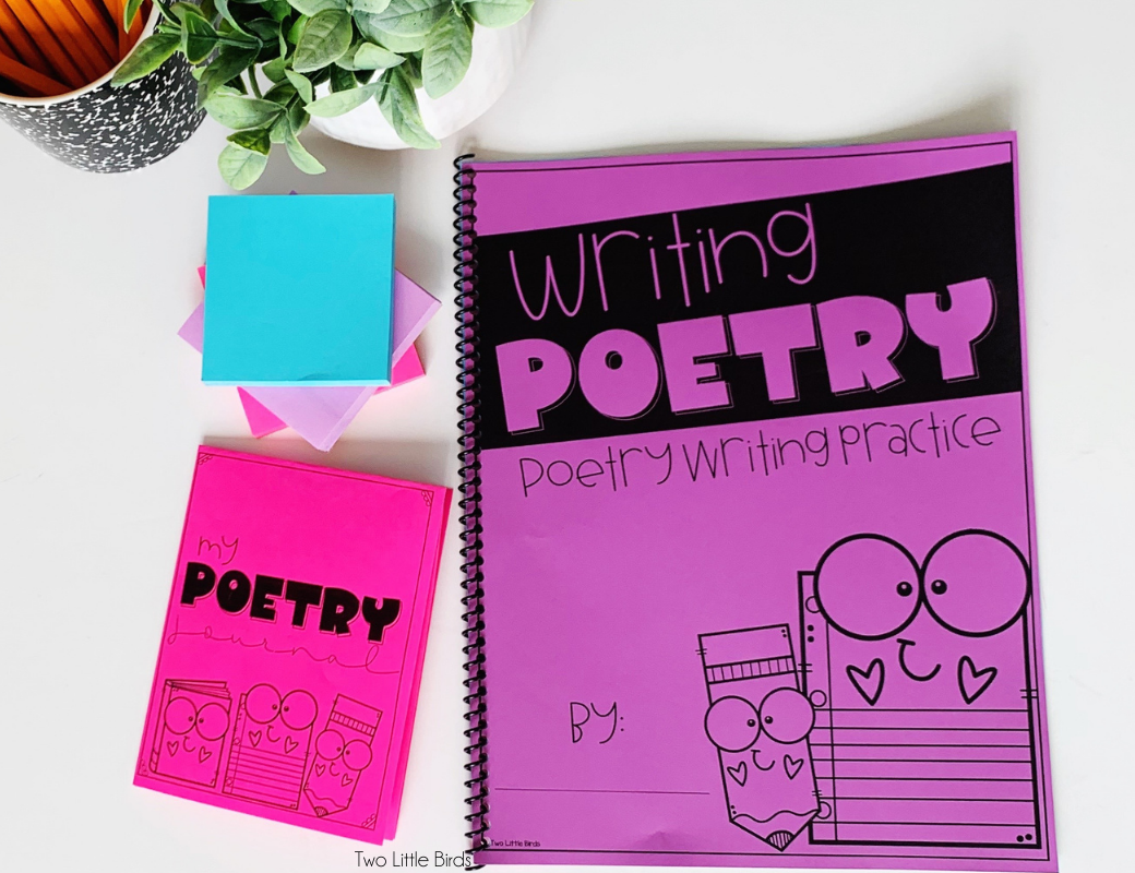 writing poetry unit with student journal