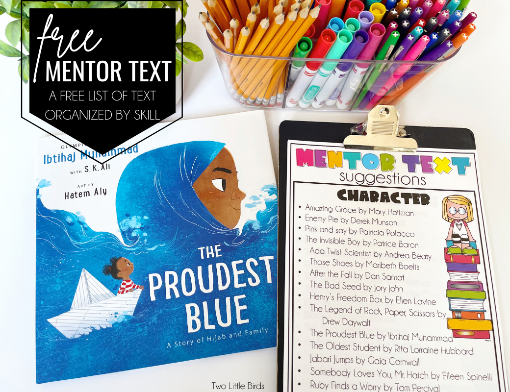 free list of mentor text