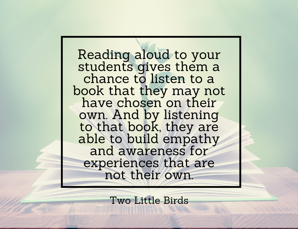 reading aloud helps children build empathy