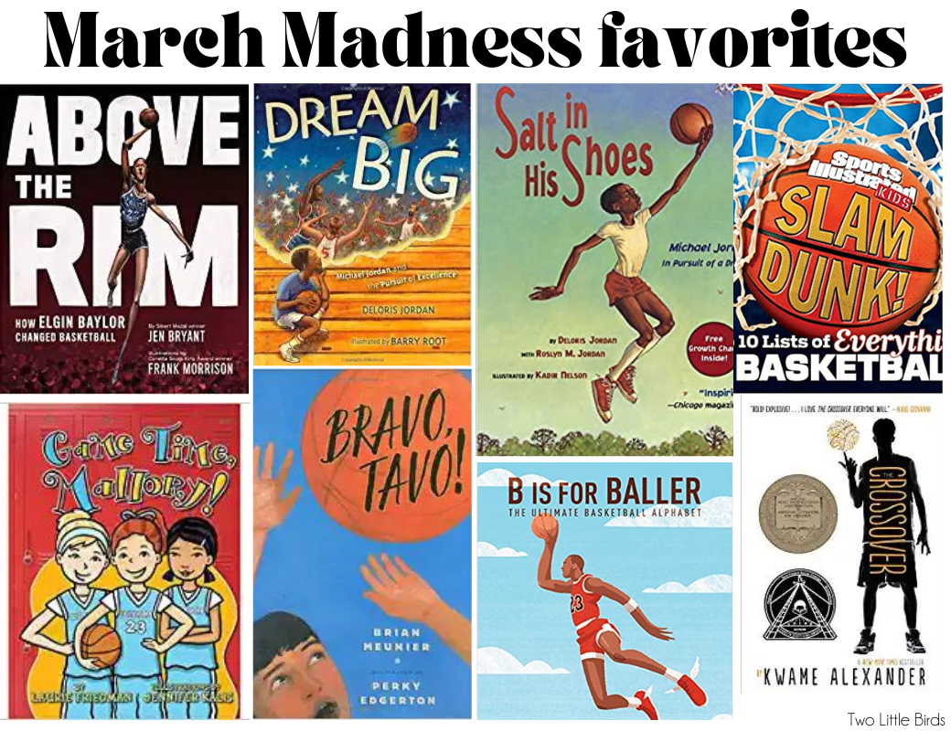 March Madness and basketball themed books