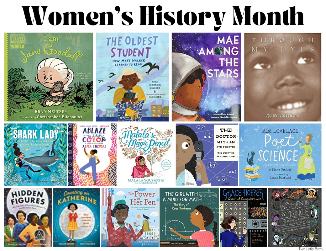 March read aloud-women's history month books