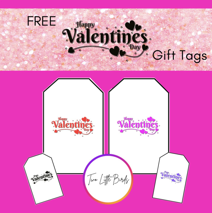 FREE Happy Valentine's Day Gift Tags