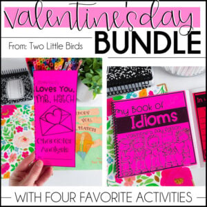 Valentine's Day Activities Bundle-Valentines Bulletin Board, Writing, and More