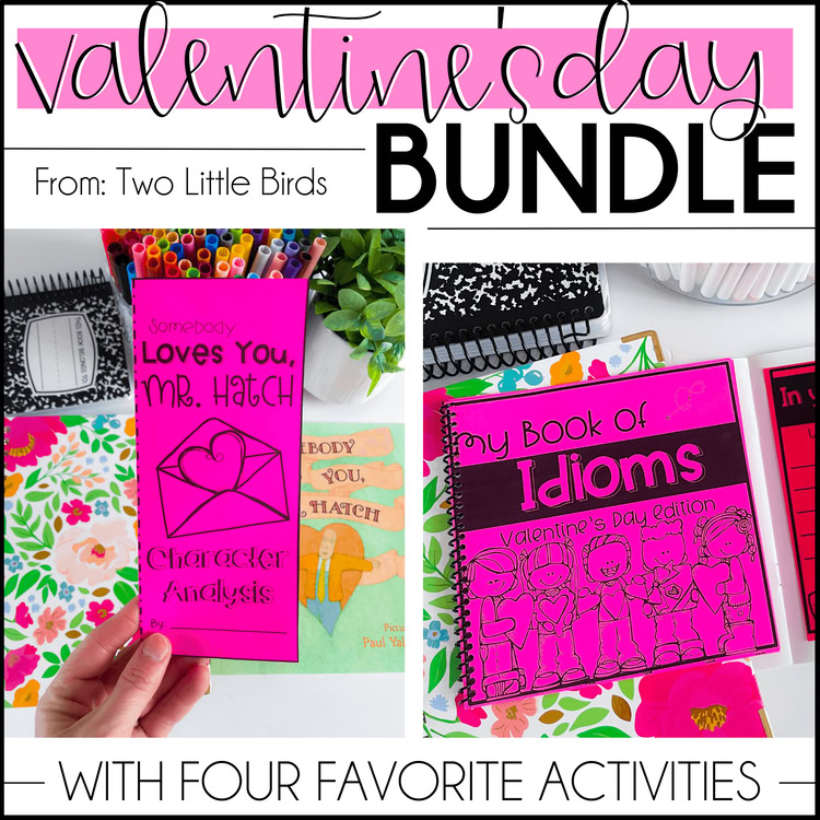 Valentine's Day Activities Bundle-Valentines Bulletin Board, Writing, and More